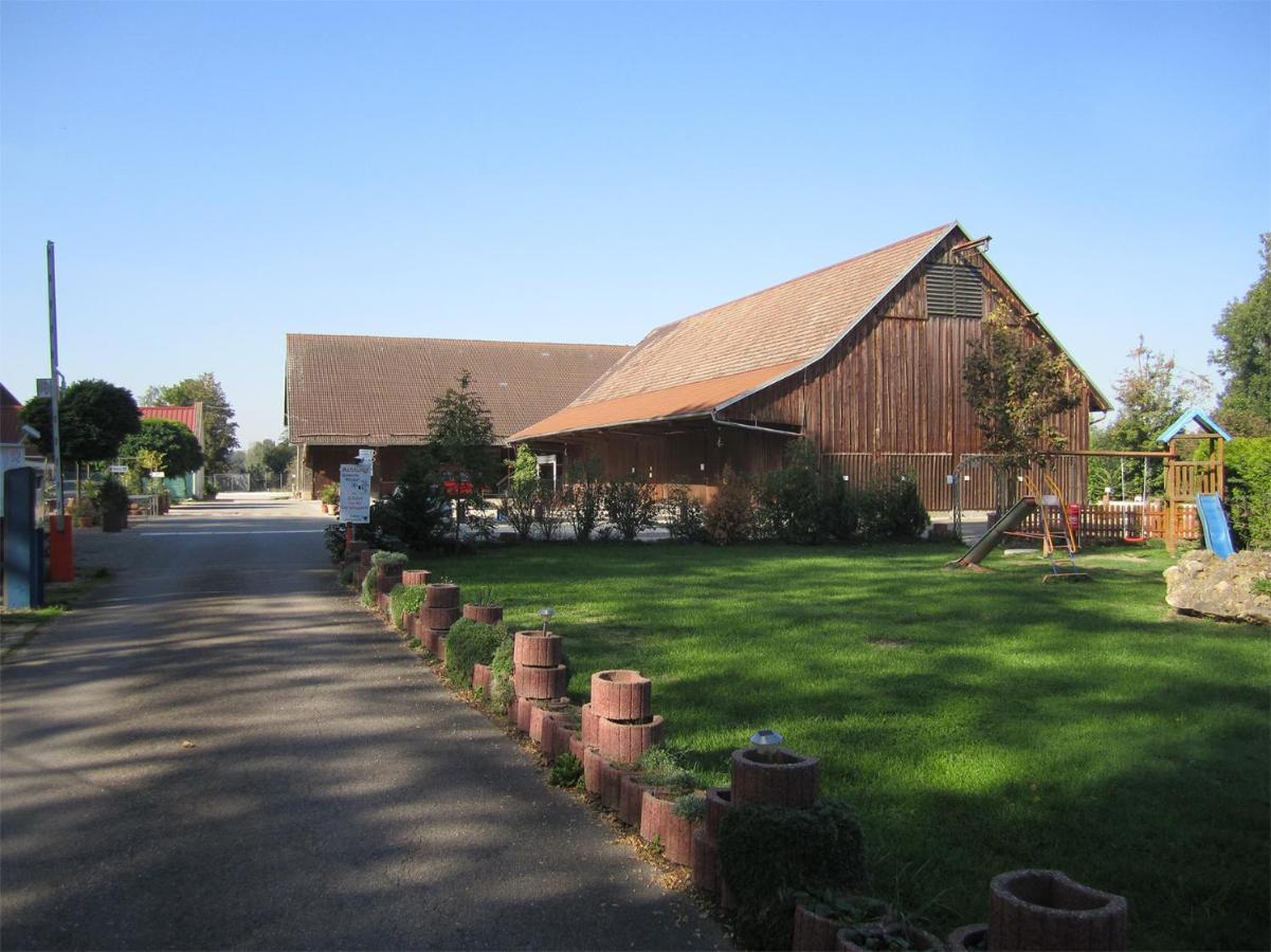 Schlaffass-Camping Gutshof Donauried Günzburg Zewnętrze zdjęcie